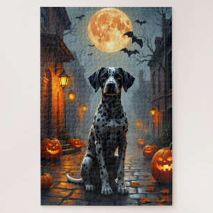 Puzzle Arte de Halloween de la caseta de bomberos embruja