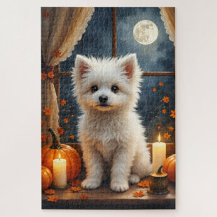 Puzzle Arte de Halloween gótico acogedor de Coton de Tule