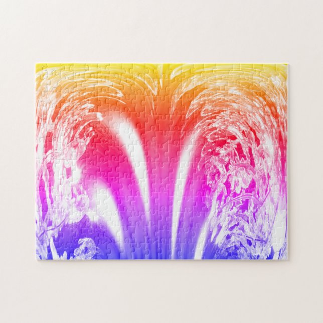 Puzzle Arte de hielo en arco iris (Horizontal)