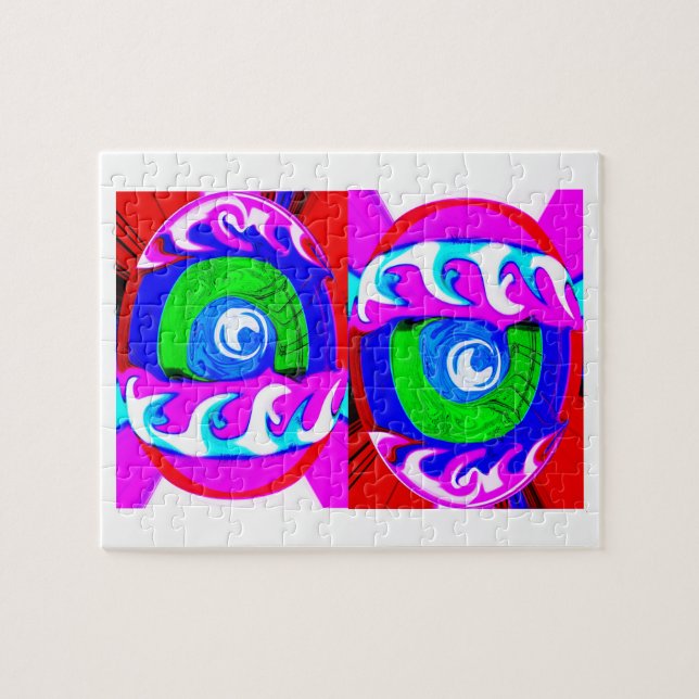 Puzzle Arte de huevos especiales místicos (Horizontal)