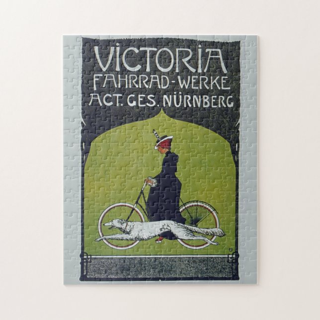 Puzzle Arte de Ilustracion de la Virgen de la Bicicleta (Vertical)