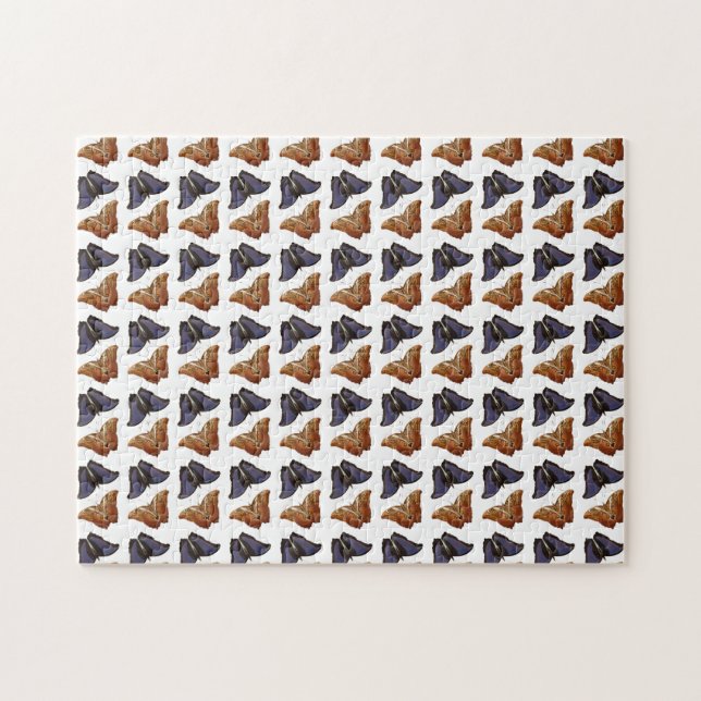 Puzzle Arte de Ilustracion de mariposas vintage (Horizontal)