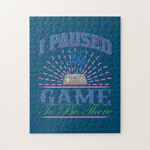 Puzzle Arte De Juego En El Que He Pausado Mi Juego Para E