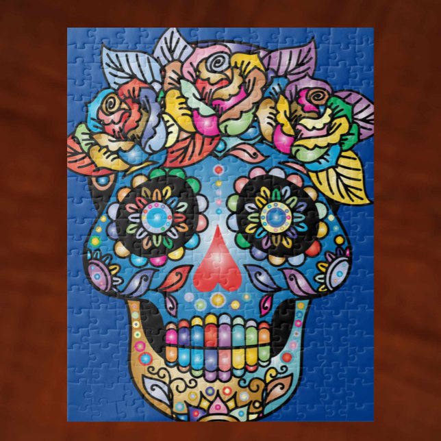 Puzzle Arte de la calavera del azúcar, Día de los Muertos (Subido por el creador)