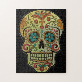 Puzzle Arte de la calavera del azúcar, Día de los Muertos