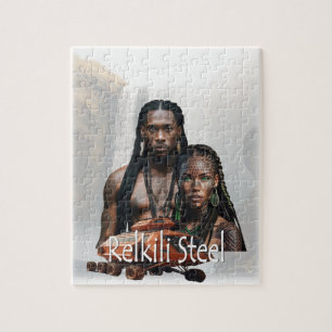 Puzzle Arte de la cubierta de acero Relkili