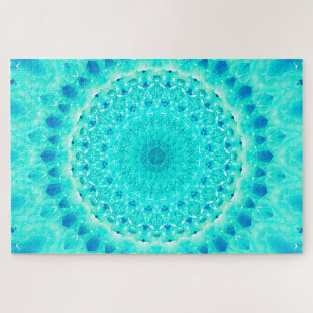 Puzzle Arte de la mandala de Chakra el | de la garganta (Horizontal)