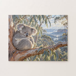 Puzzle Arte de la naturaleza del valle de eucaliptos del