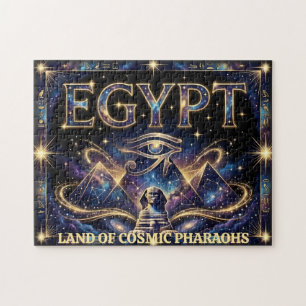Puzzle Arte de la Pirámide Cósmica del Ojo de Horus Egipc