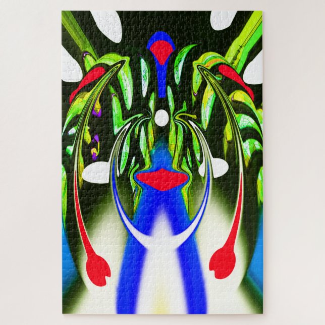 Puzzle Arte de la vida vegetal extraterrestre (Vertical)