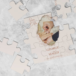 Puzzle Arte de línea de Magnolia Ornata