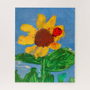 Puzzle "Arte de los niños" de girasol