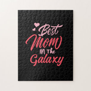 Puzzle Arte de madre Mejor mamá de la galaxia