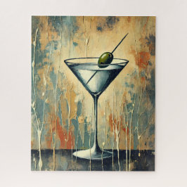 Puzzle Arte de Martini de Medios Mixtos de Mitad de Siglo