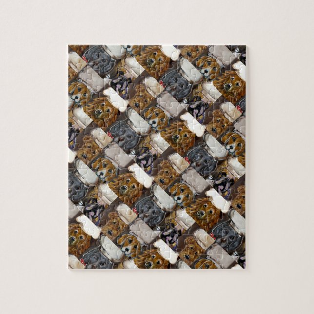 PUZZLE ARTE DE MASCOTA DE CHEF (Vertical)