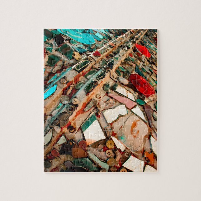 Puzzle Arte de mosaico colorido (Vertical)