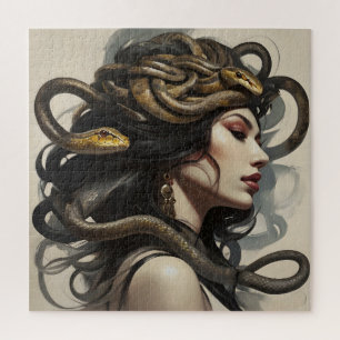 Puzzle Arte de mujer serpiente