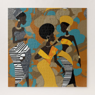 Puzzle Arte de mujeres africanas