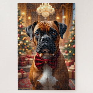 Puzzle Arte de Navidad de Boxer