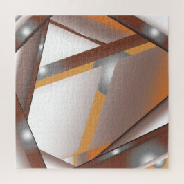 Puzzle Arte de Ombre de tono de tierra concéntrico con bo