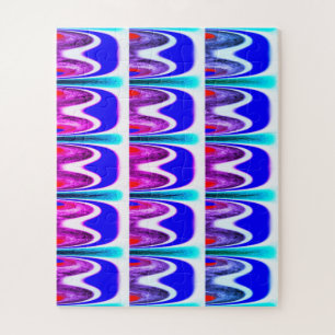 Puzzle Arte de ondas azules asombrosas