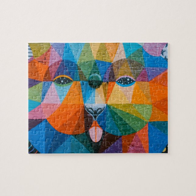 Puzzle Arte de oso urbano Arte urbano Mural del oso mural (Horizontal)