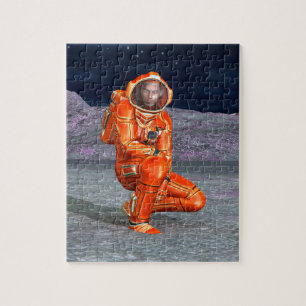 Puzzle Arte de paisaje de planeta surrealista viajero cós