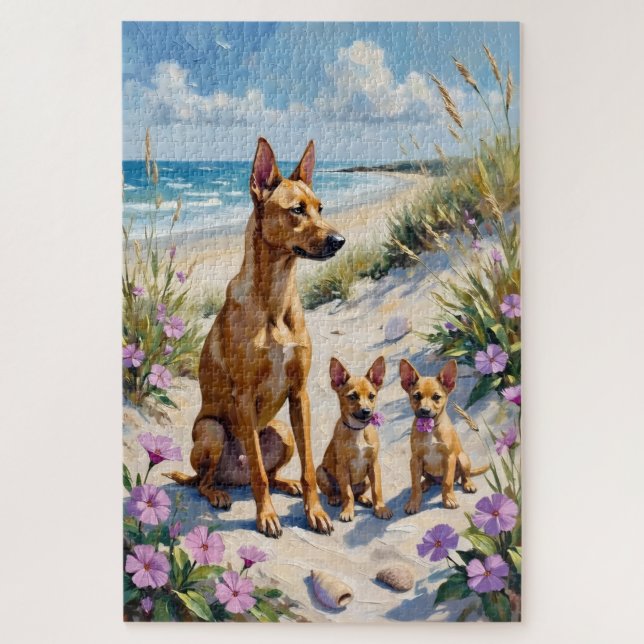 Puzzle Arte de perro Carolina Duna Costera (Vertical)