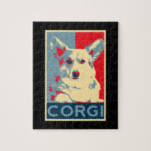 Puzzle Arte de Perro Corgi Art Para Los Fans Del Corgis