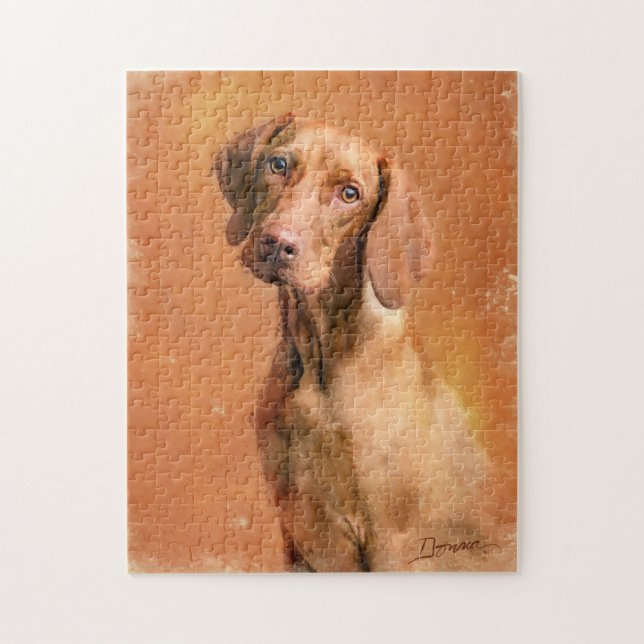 Puzzle Arte de perro de Vizsla húngaro (Vertical)