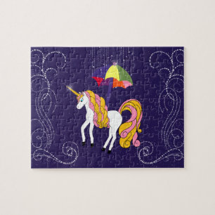 Puzzle Arte de Personalizados caprichosos de unicornio y 