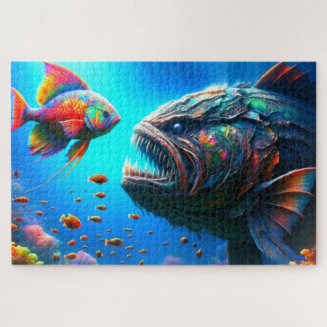 Puzzle Arte de pescado (Horizontal)