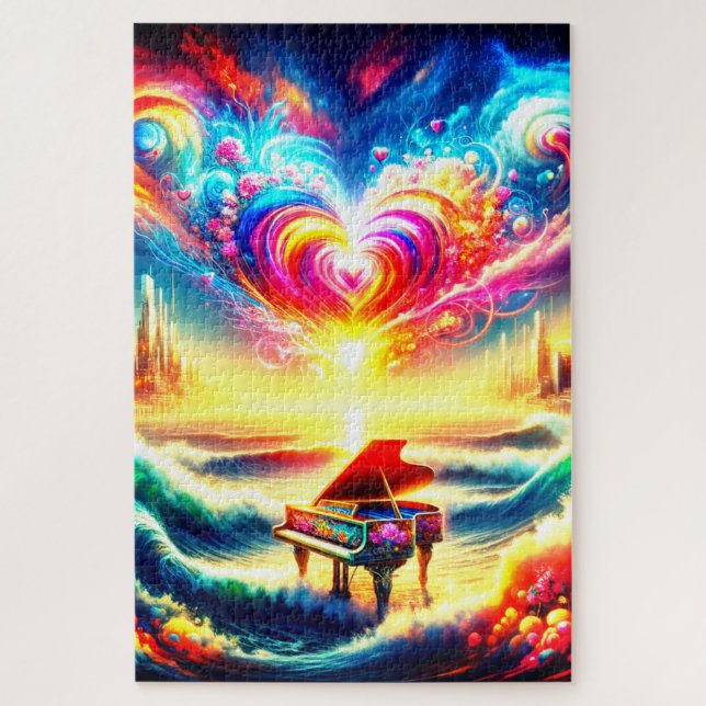 Puzzle Arte de piano (Vertical)
