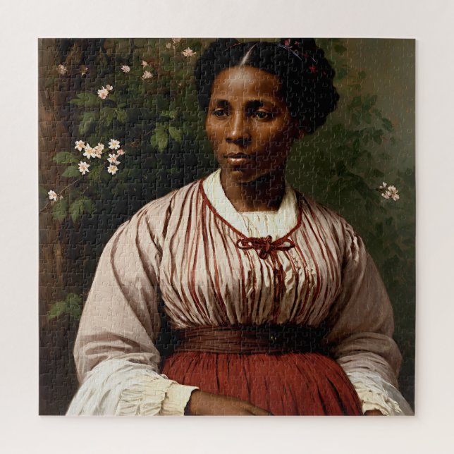 Puzzle Arte de pintura con retrato de Harriet Tubman (Vertical)