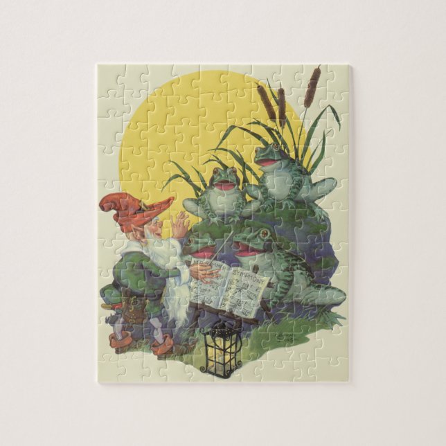 Puzzle Arte de portada de la revista de música de época,  (Vertical)