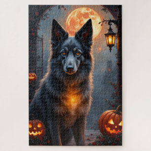 Puzzle Arte de retrato de Halloween gótico de Silken Wind