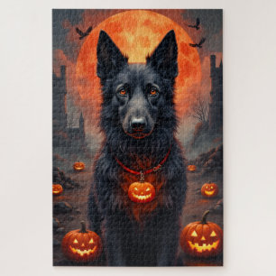 Puzzle Arte de retrato gótico de Halloween de Lobero Irla