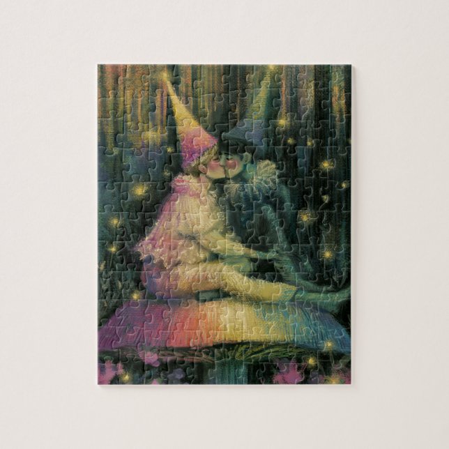 Puzzle Arte de Romance de Cuento de Hadas de Bosque Capri (Vertical)