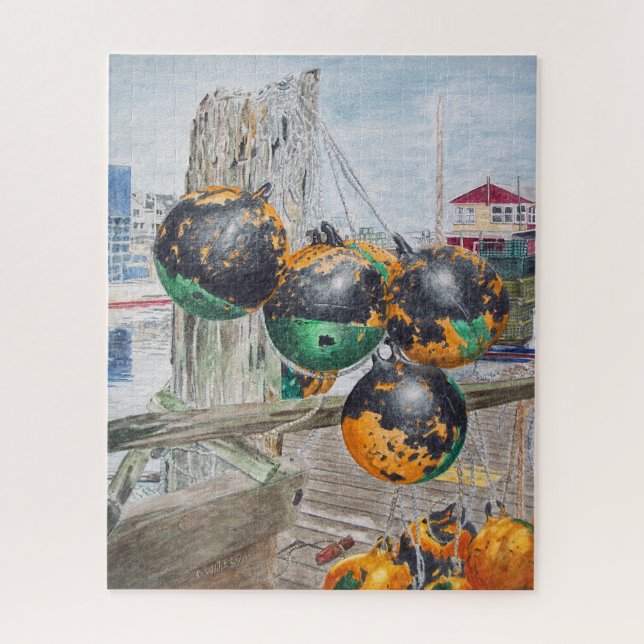 Puzzle Arte de topes de muelle (Vertical)