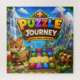 Puzzle Arte de un divertido juego de aventuras con un zor