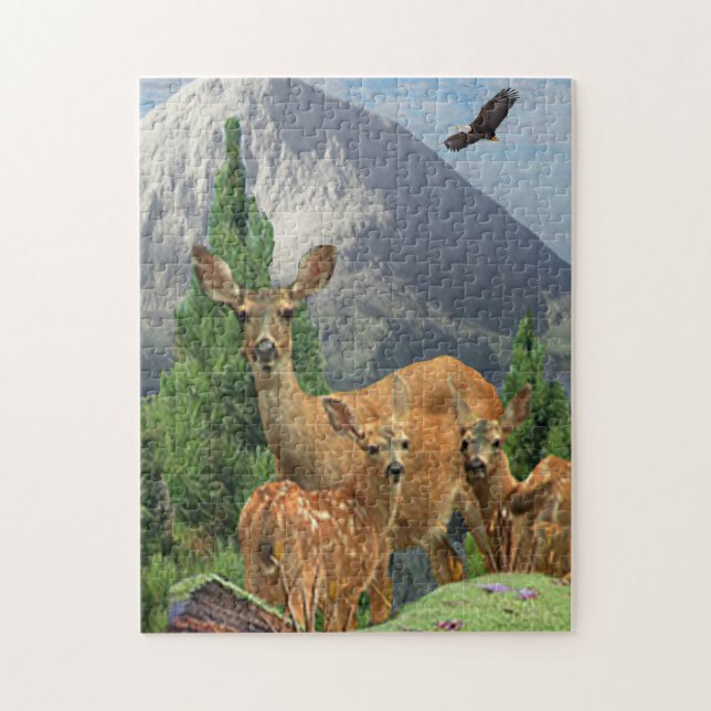 Puzzle Arte de venado (Vertical)