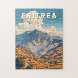 Puzzle Arte de viajes de Ilustracion de Eritrea