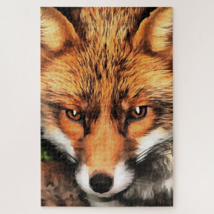 Puzzle Arte de vida silvestre Red Fox Beautiful