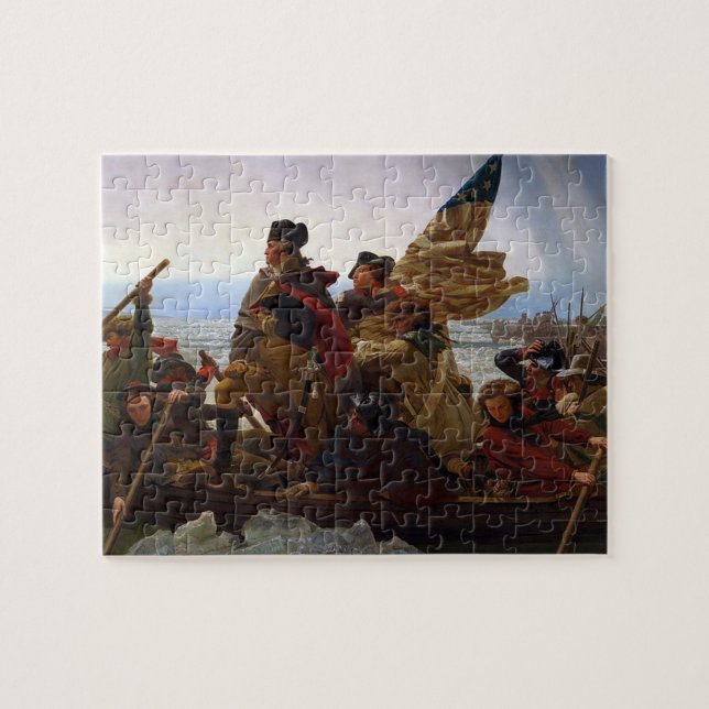 Puzzle Arte de Washington cruzando el Delaware (Horizontal)