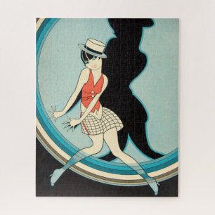 Puzzle Arte Deco Antiguo - Para Todos - Flapper en Escena