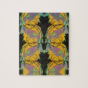 Puzzle Arte Deco Jazz Pochoir Vintage Saltamontes de jard