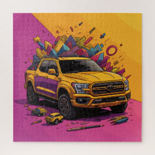 Puzzle Arte del coche 