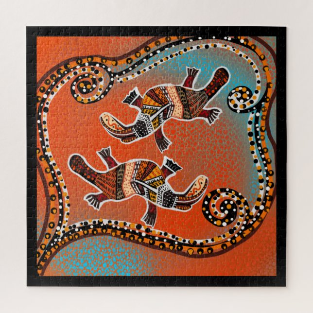 PUZZLE ARTE DEL ORNITORRINCO   (Vertical)