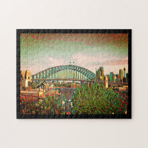 Puzzle arte del puente del puerto