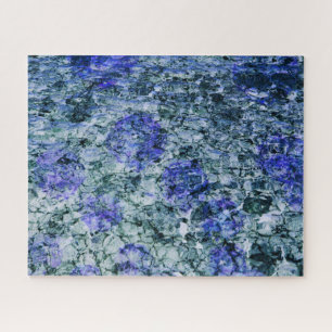 Puzzle Arte digital de fondo abstracto de acuarela azul